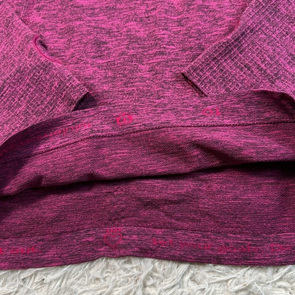 Lululemon Swiftly Tech Long Sleeve Crew Heathered Jewelled Magenta - Picture 4 of 6